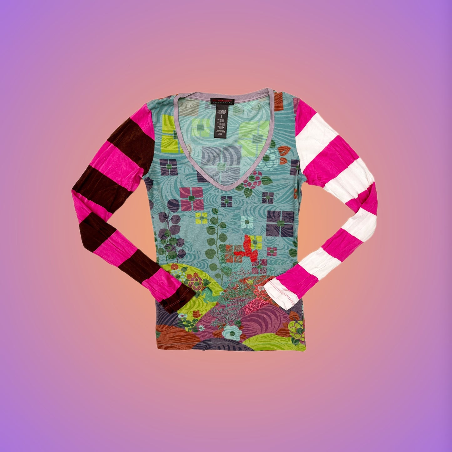 LONG SLEEVE S CUSTO BARCELONA from pliswholesale - Italian & euro Y2K supplier 💚