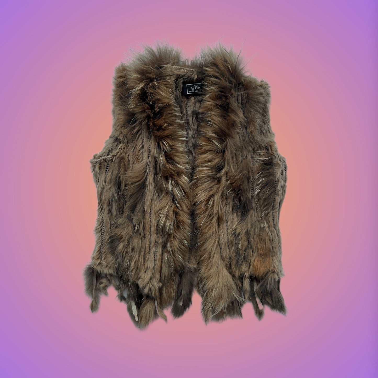 VEST S/M REAL FUR – vintage Y2K wholesale | pliswholesale