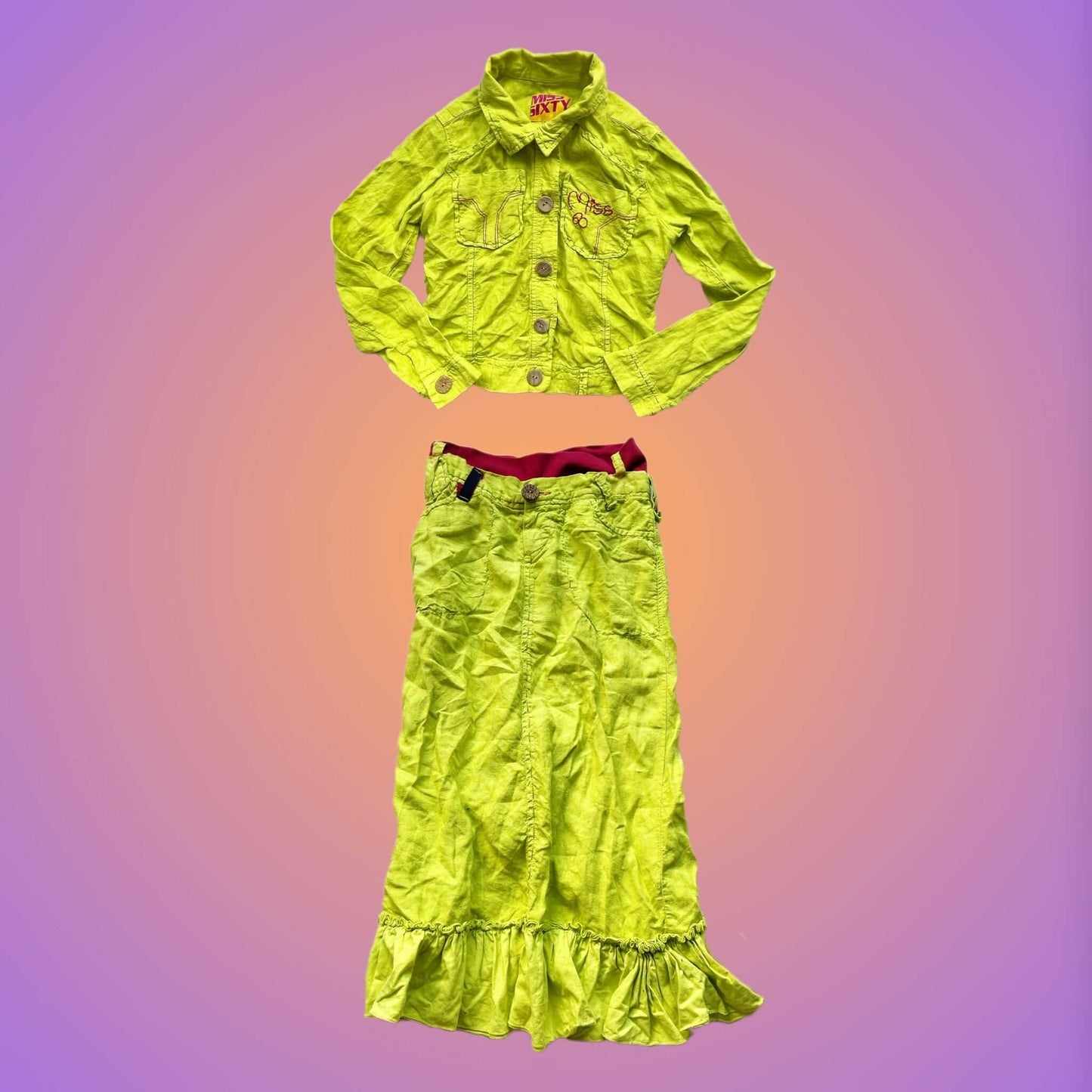 SET XS MISS SIXTY from pliswholesale - Italian & euro Y2K supplier 💚