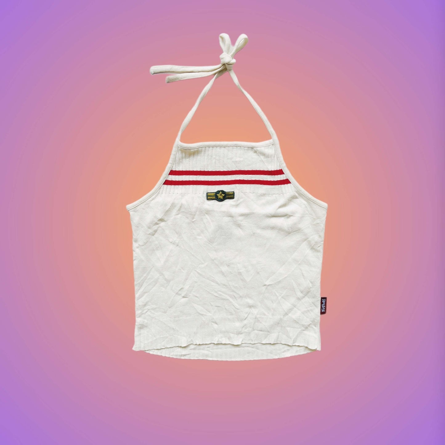 HALTER TOP M KILLAH from pliswholesale - Italian & euro Y2K supplier 💚