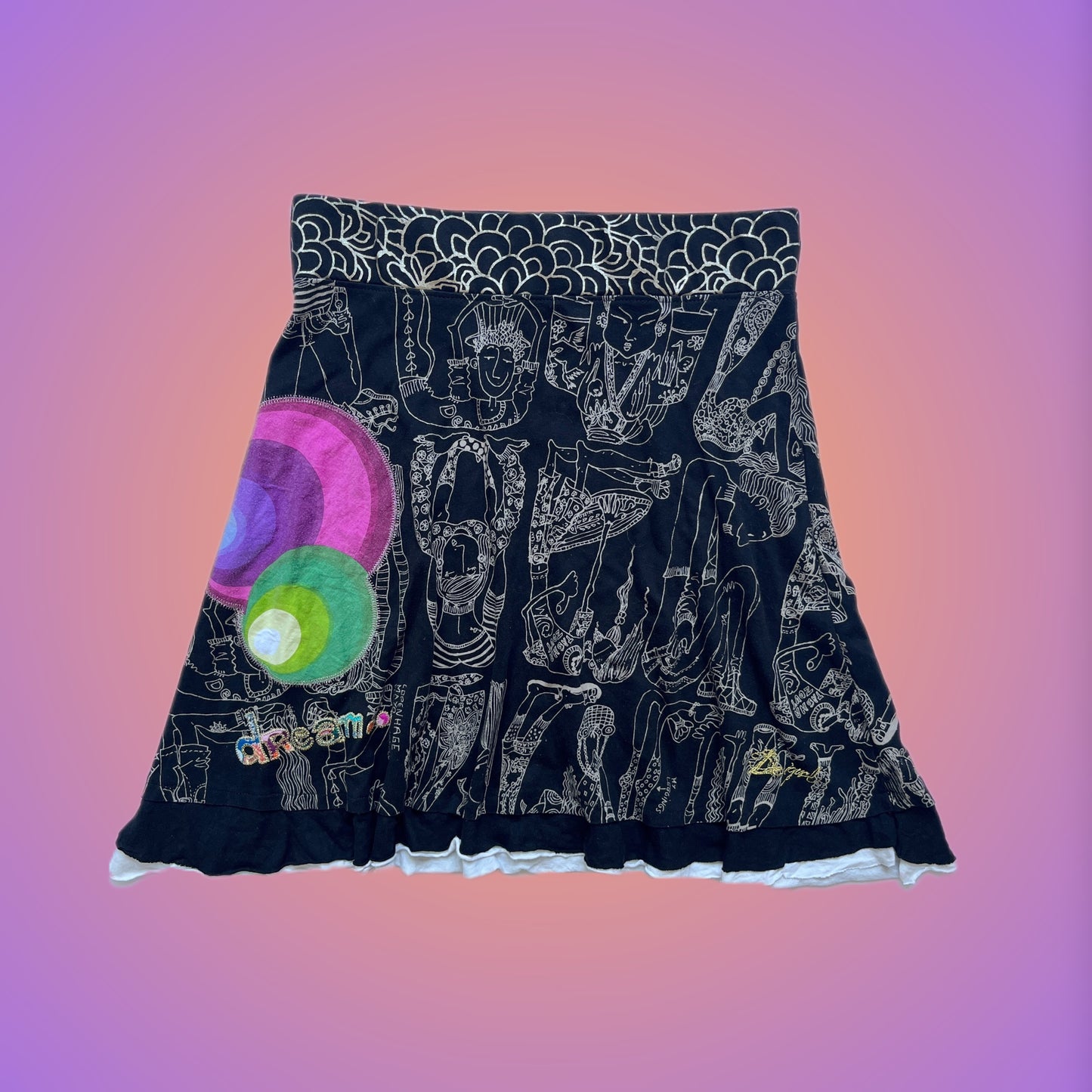 MIDI SKIRT L DESIGUAL from pliswholesale - Italian & euro Y2K supplier 💚