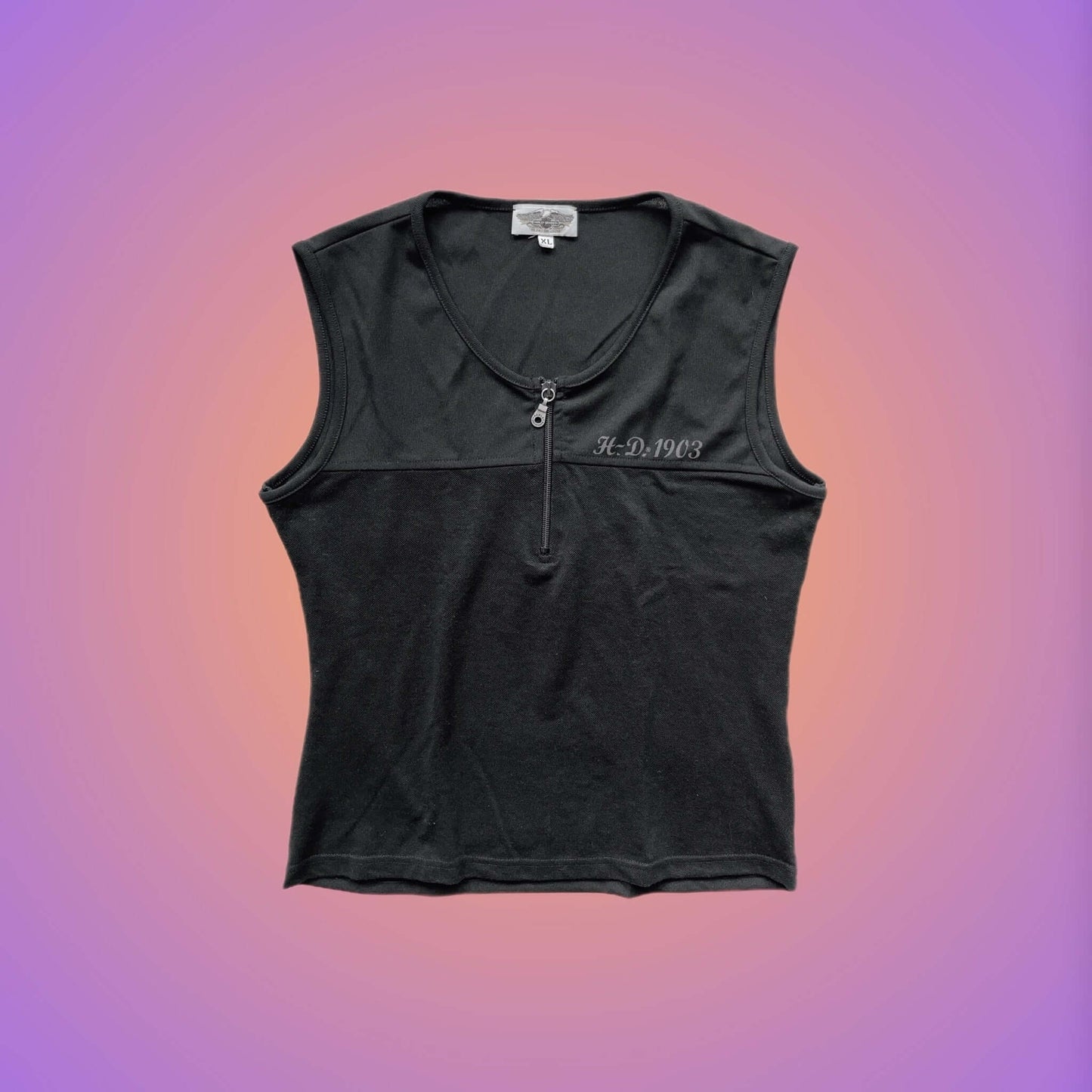 TOP L HARLEY DAVIDSON from pliswholesale - Italian & euro Y2K supplier 💚