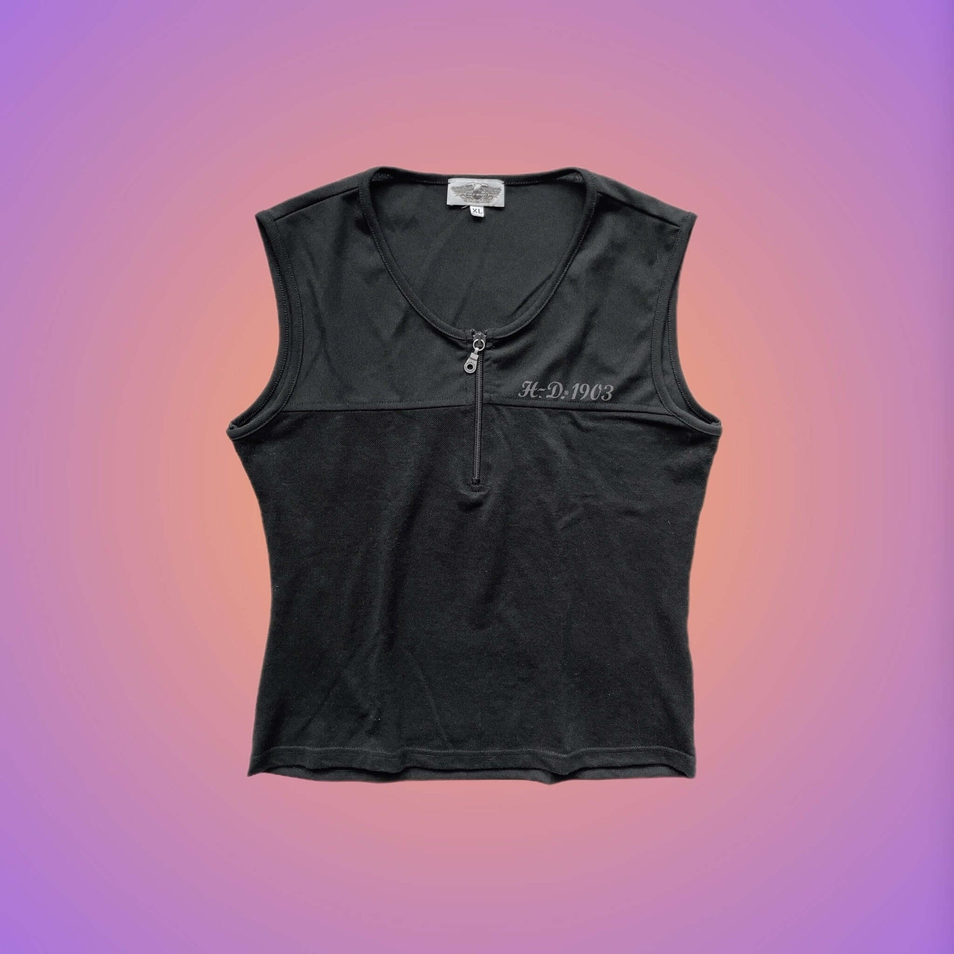 TOP L HARLEY DAVIDSON from pliswholesale - Italian & euro Y2K supplier 💚