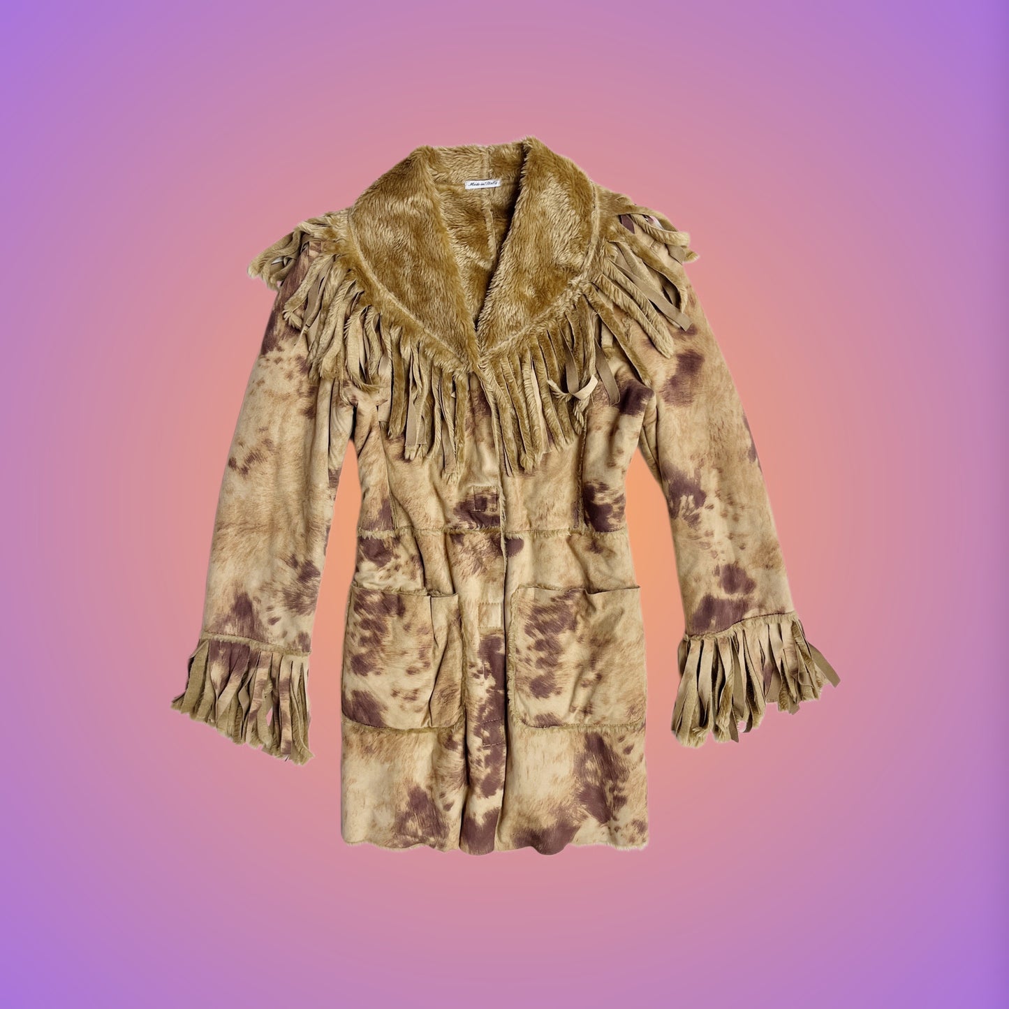 AFGHAN COAT L from pliswholesale - Italian & euro Y2K supplier 💚