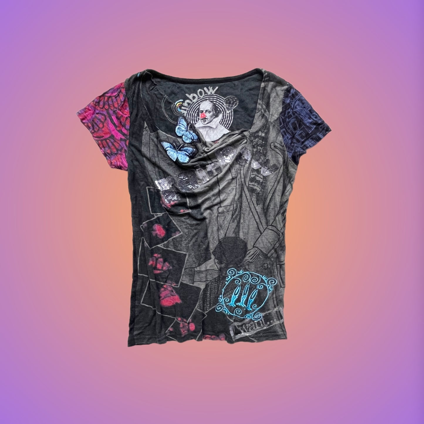TOP M/L DESIGUAL from pliswholesale - Italian & euro Y2K supplier 💚