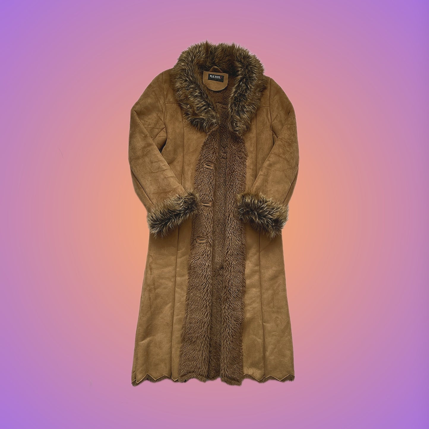 AFGHAN COAT L – vintage Y2K wholesale | pliswholesale