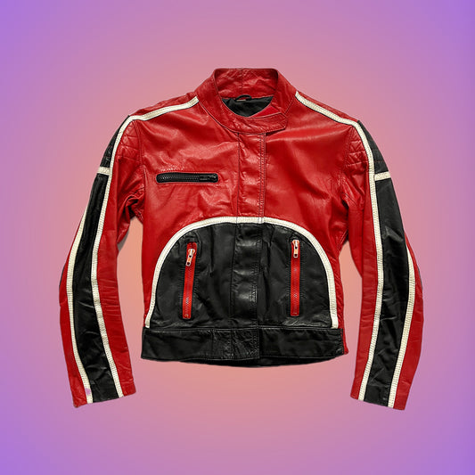 LEATHER JACKET XS/S from pliswholesale - Italian & euro Y2K supplier 💚