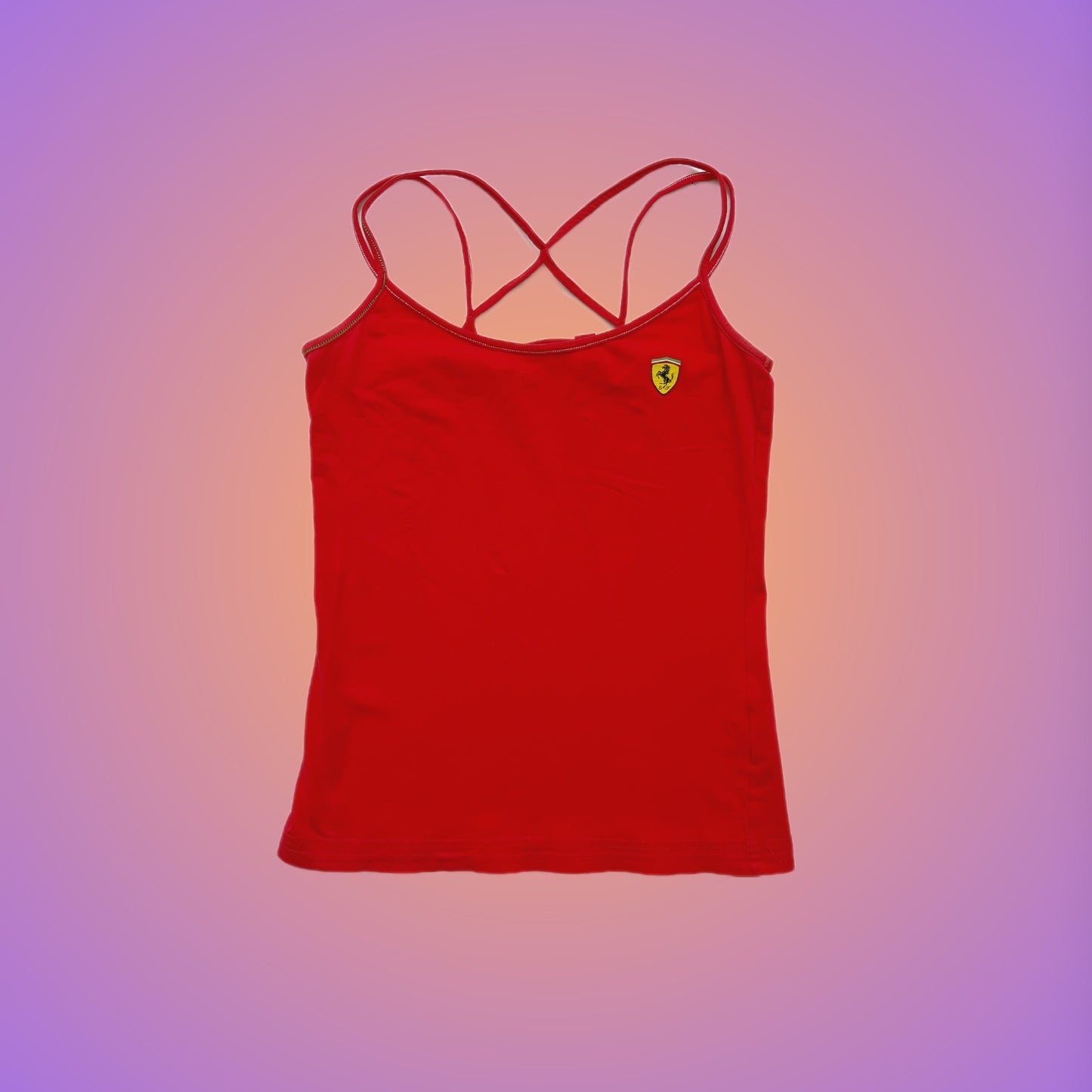 CAMI TOP M FERRARI from pliswholesale - Italian & euro Y2K supplier 💚