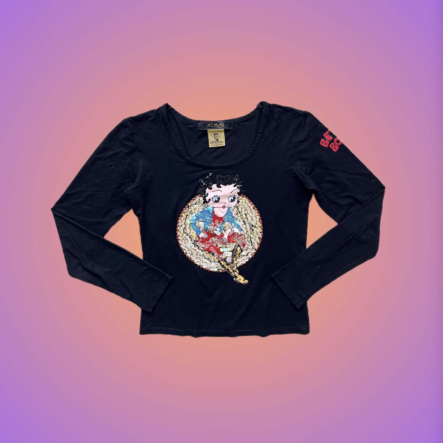 LONG SLEEVE S BETTY BOOP from pliswholesale - Italian & euro Y2K supplier 💚