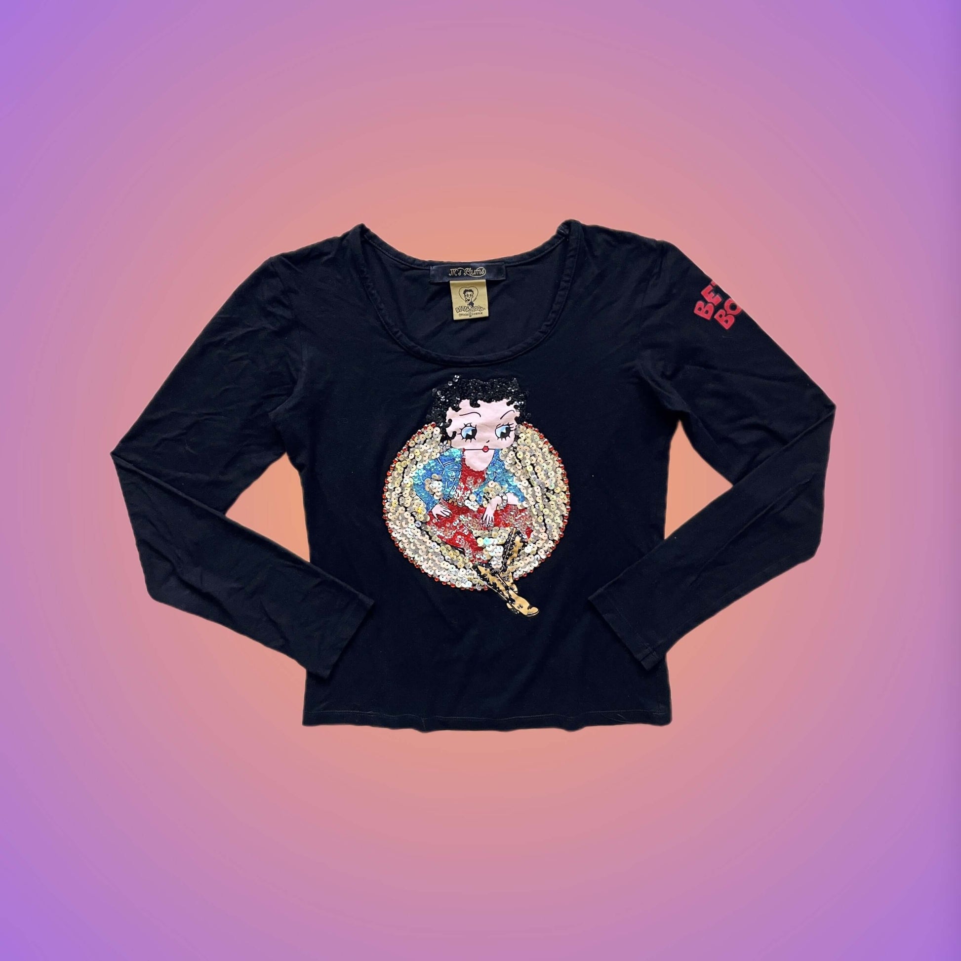 LONG SLEEVE S BETTY BOOP from pliswholesale - Italian & euro Y2K supplier 💚