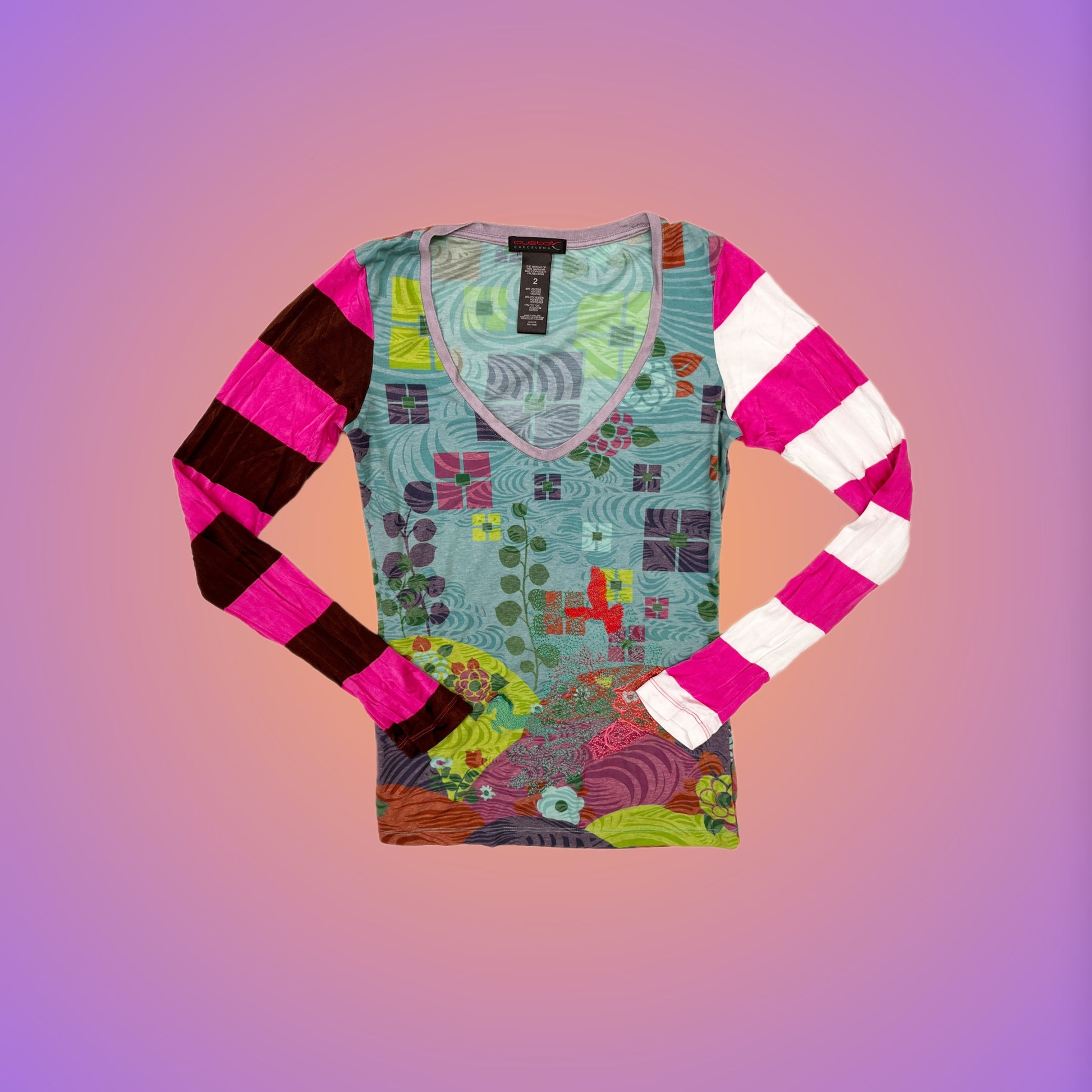 LONG SLEEVE S CUSTO BARCELONA from pliswholesale - Italian & euro Y2K supplier 💚