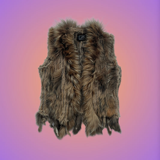 VEST S/M REAL FUR – vintage Y2K wholesale | pliswholesale