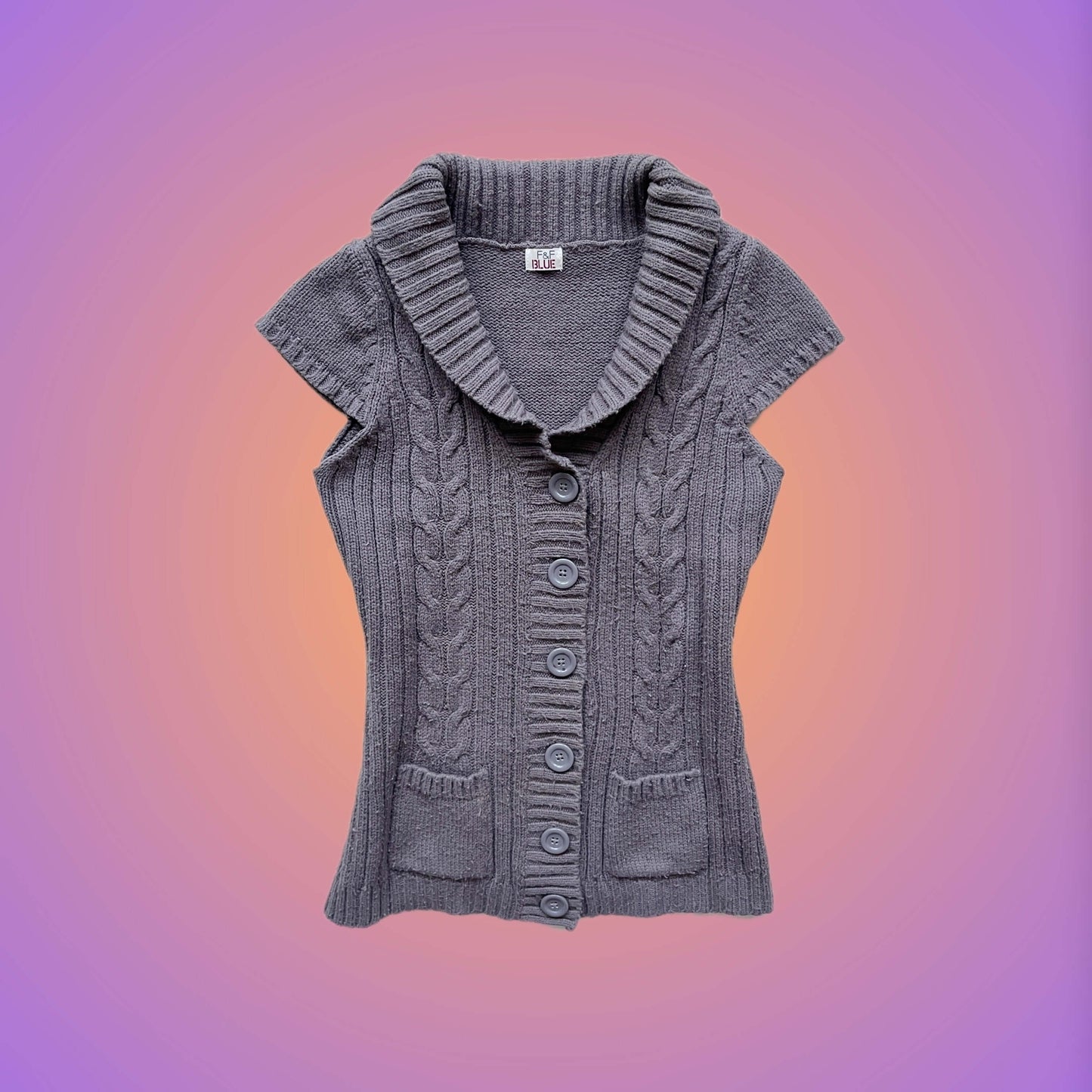 KNIT VEST M from pliswholesale - Italian & euro Y2K supplier 💚