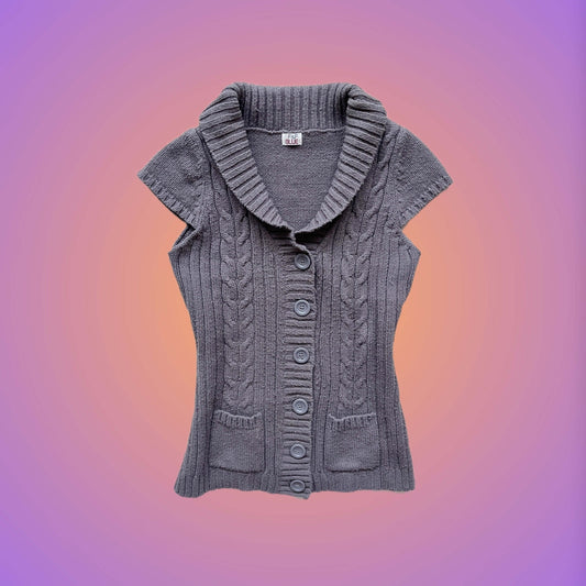 KNIT VEST M from pliswholesale - Italian & euro Y2K supplier 💚