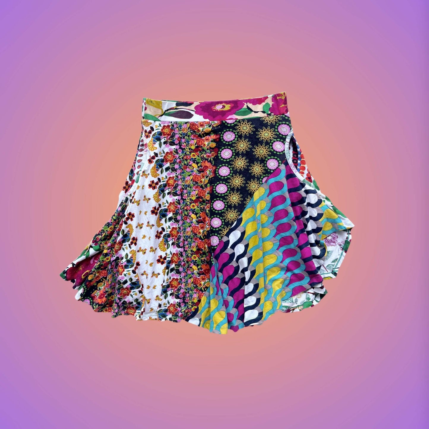 MIDI SKIRT S DESIGUAL from pliswholesale - Italian & euro Y2K supplier 💚