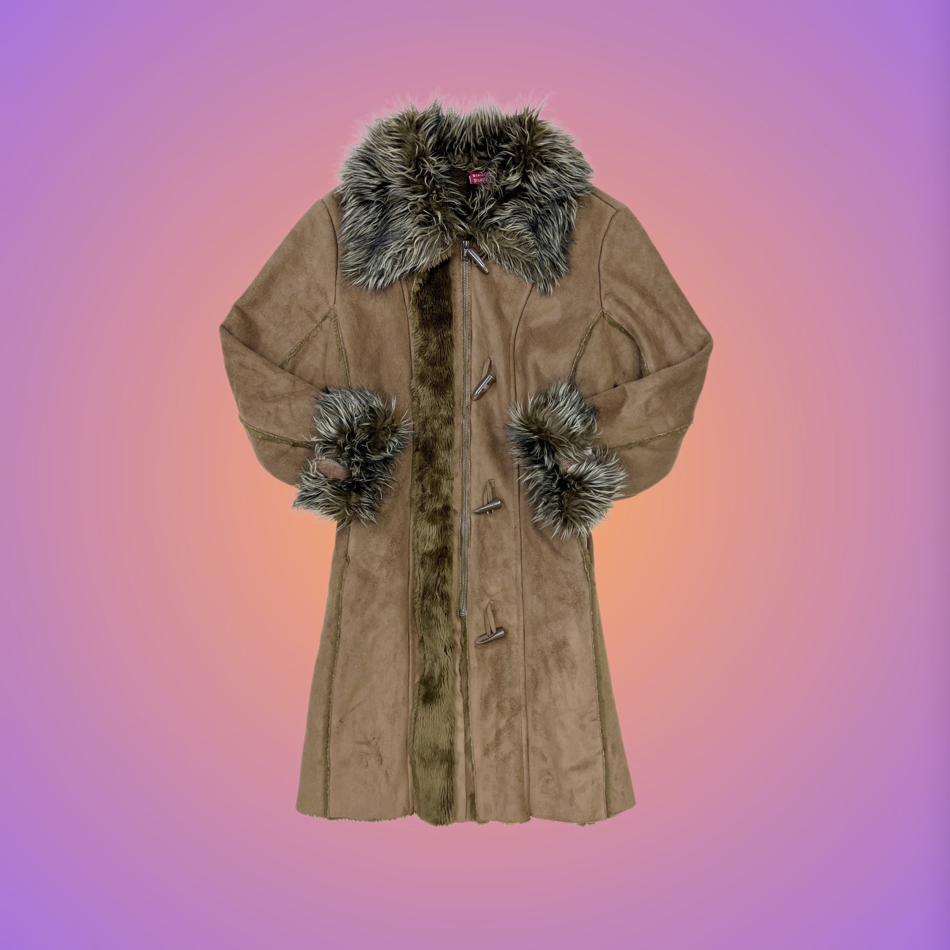 AFGHAN COAT L from pliswholesale - Italian & euro Y2K supplier 💚