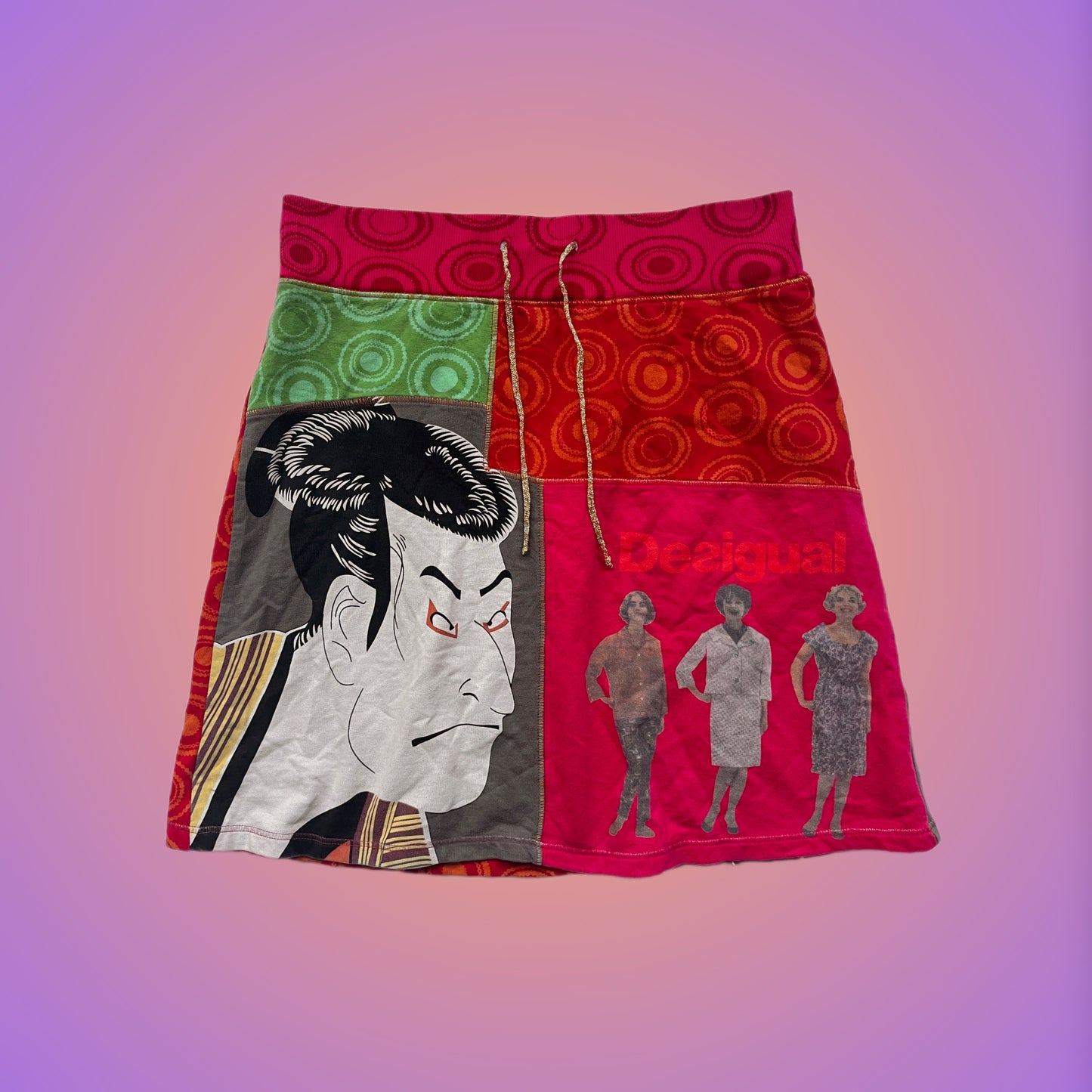 MIDI SKIRT M/L DESIGUAL from pliswholesale - Italian & euro Y2K supplier 💚