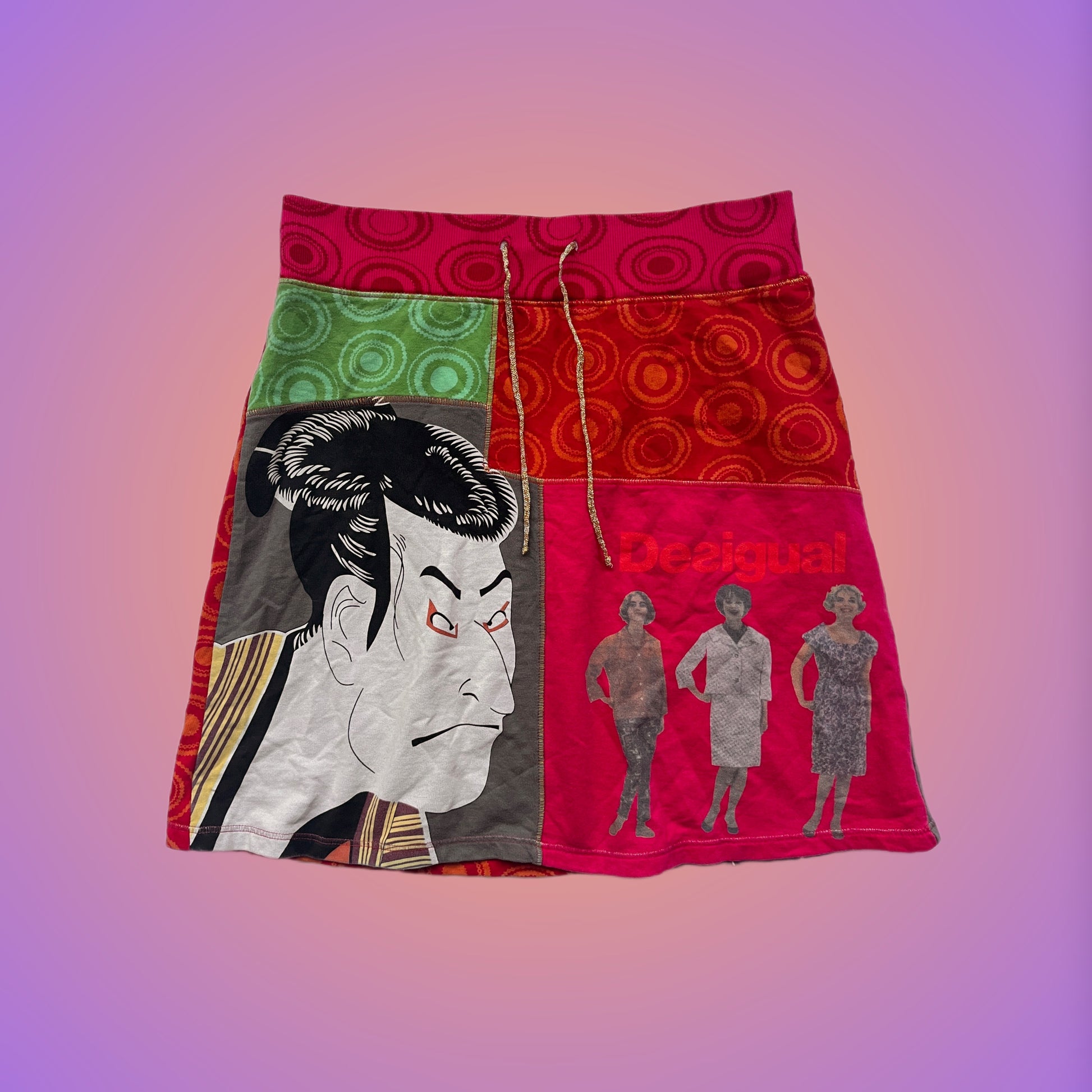 MIDI SKIRT M/L DESIGUAL from pliswholesale - Italian & euro Y2K supplier 💚