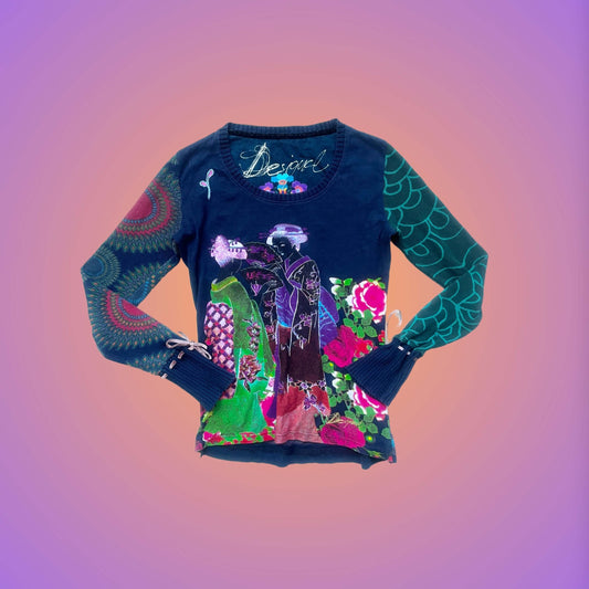 LONG SLEEVE M DESIGUAL from pliswholesale - Italian & euro Y2K supplier 💚