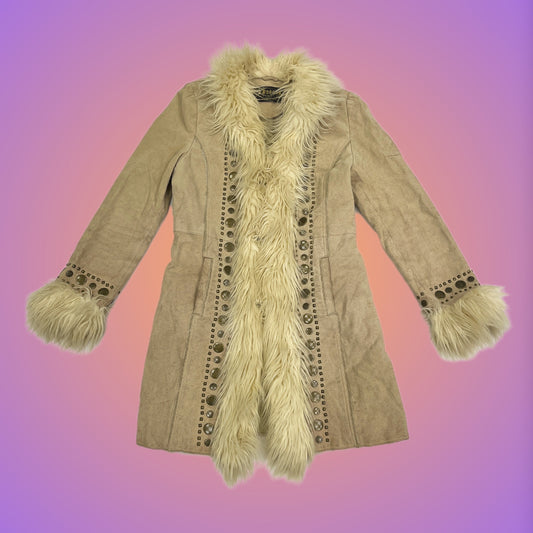 AFGHAN COAT M/L MORGAN DE TOI from pliswholesale - Italian & euro Y2K supplier 💚