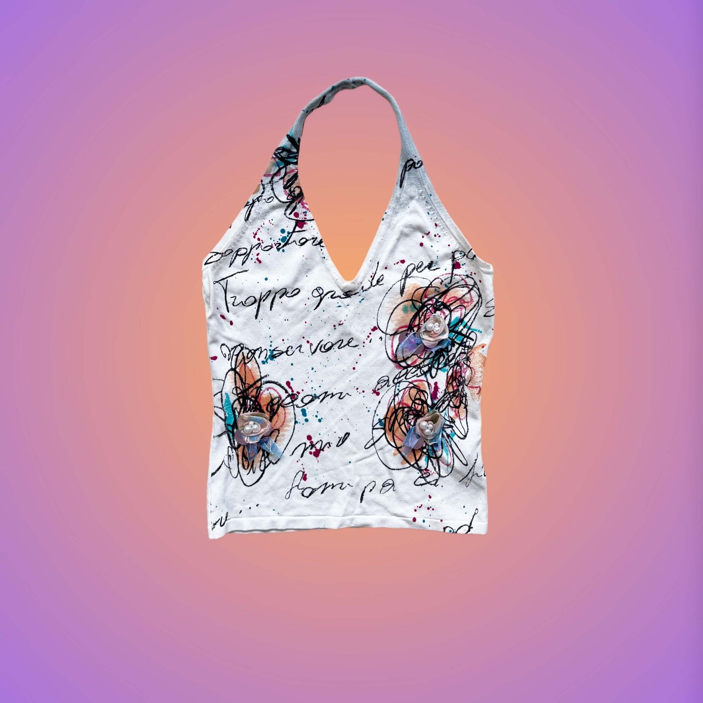 HALTER TOP S from pliswholesale - Italian & euro Y2K supplier 💚