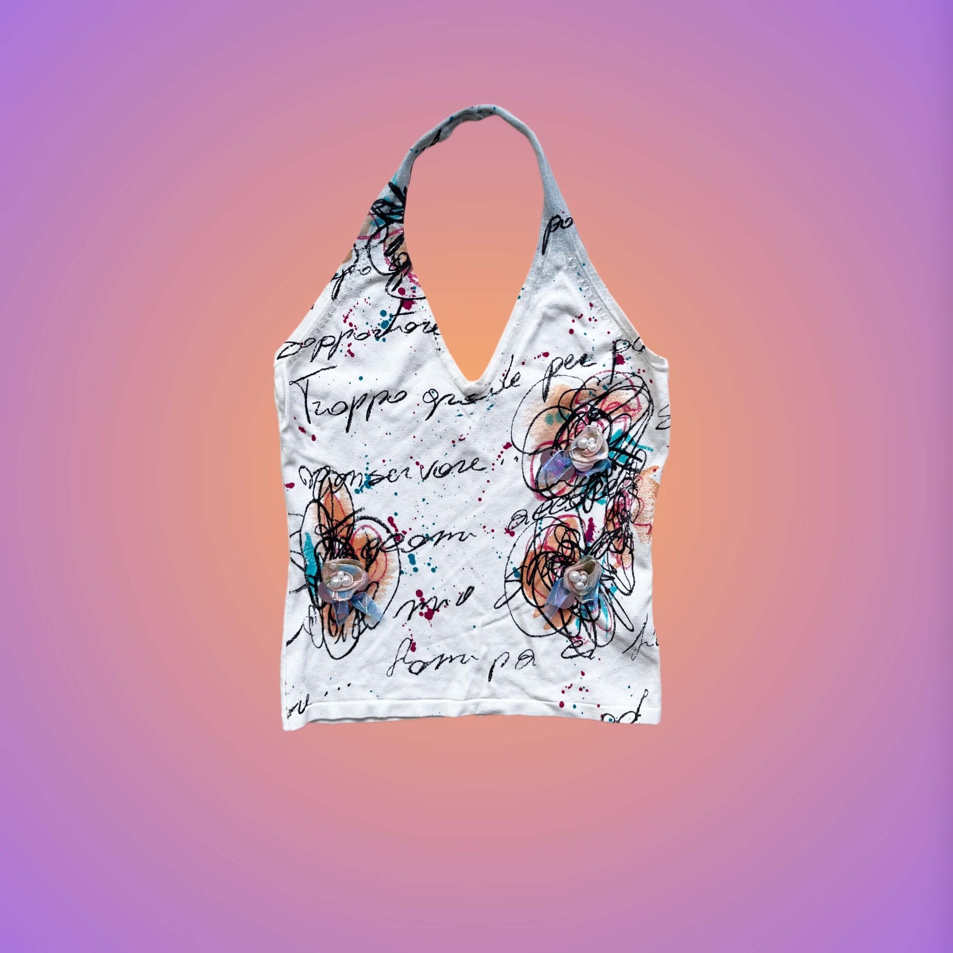 HALTER TOP S from pliswholesale - Italian & euro Y2K supplier 💚