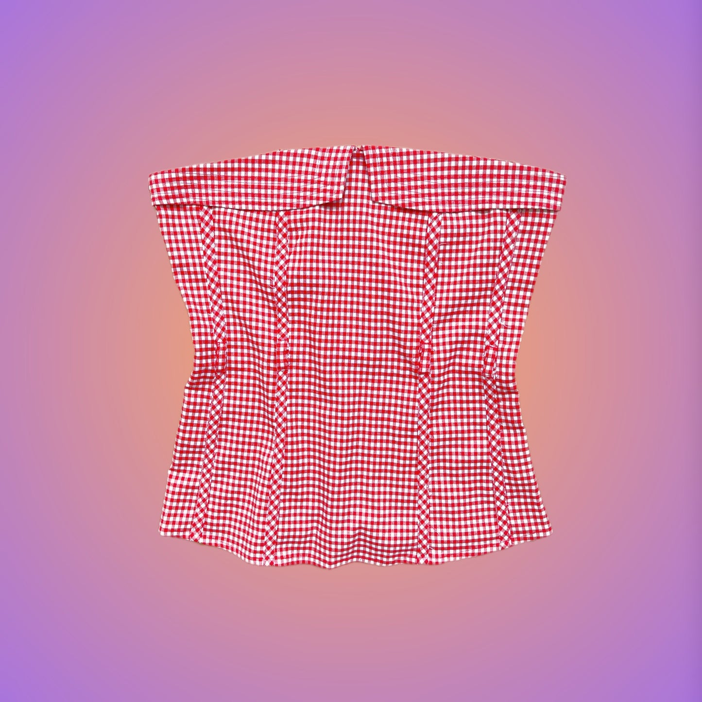 TOP S GINGHAM – vintage Y2K wholesale | pliswholesale