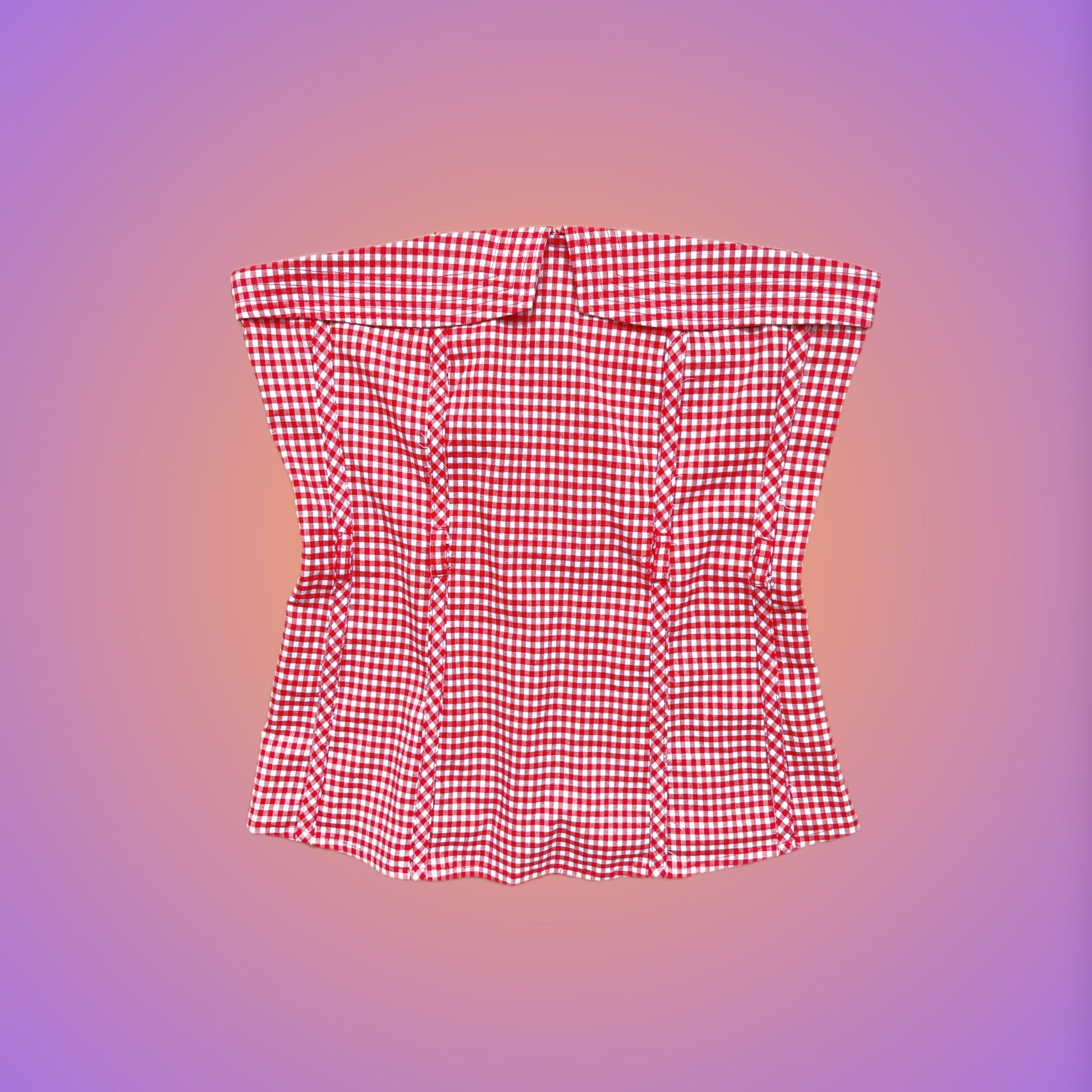 TOP S GINGHAM – vintage Y2K wholesale | pliswholesale