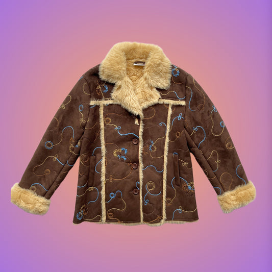 AFGHAN JACKET L/XL from pliswholesale - Italian & euro Y2K supplier 💚