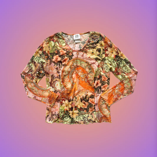 LONG SLEEVE M MESH