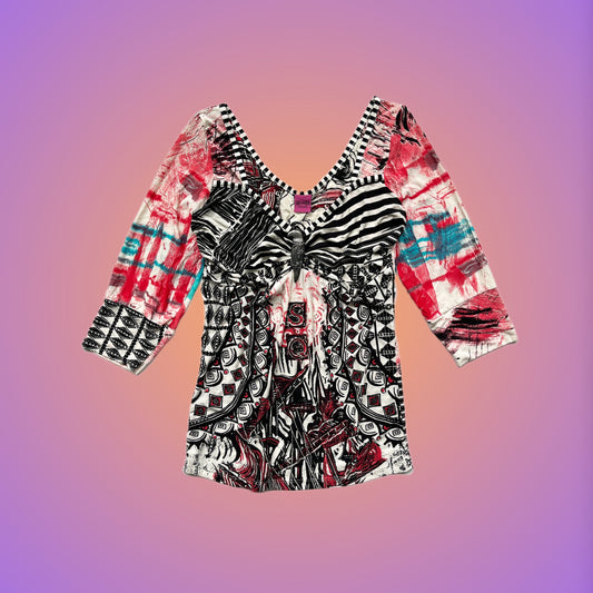 LONG SLEEVE L/XL SAVE THE QUEEN from pliswholesale - Italian & euro Y2K supplier 💚