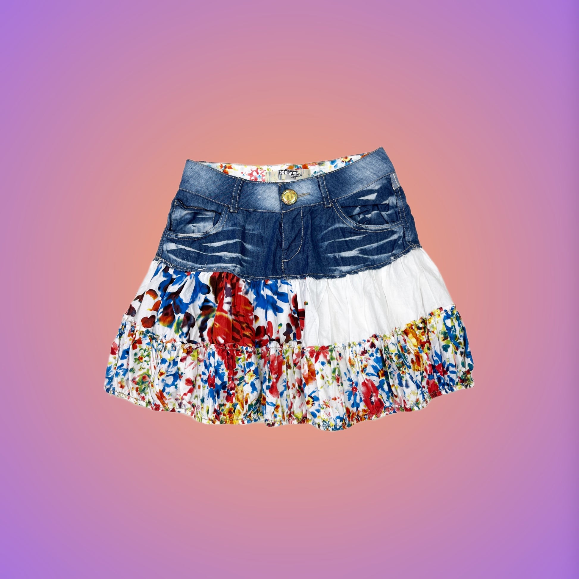 MINI SKIRT S DESIGUAL from pliswholesale - Italian & euro Y2K supplier 💚