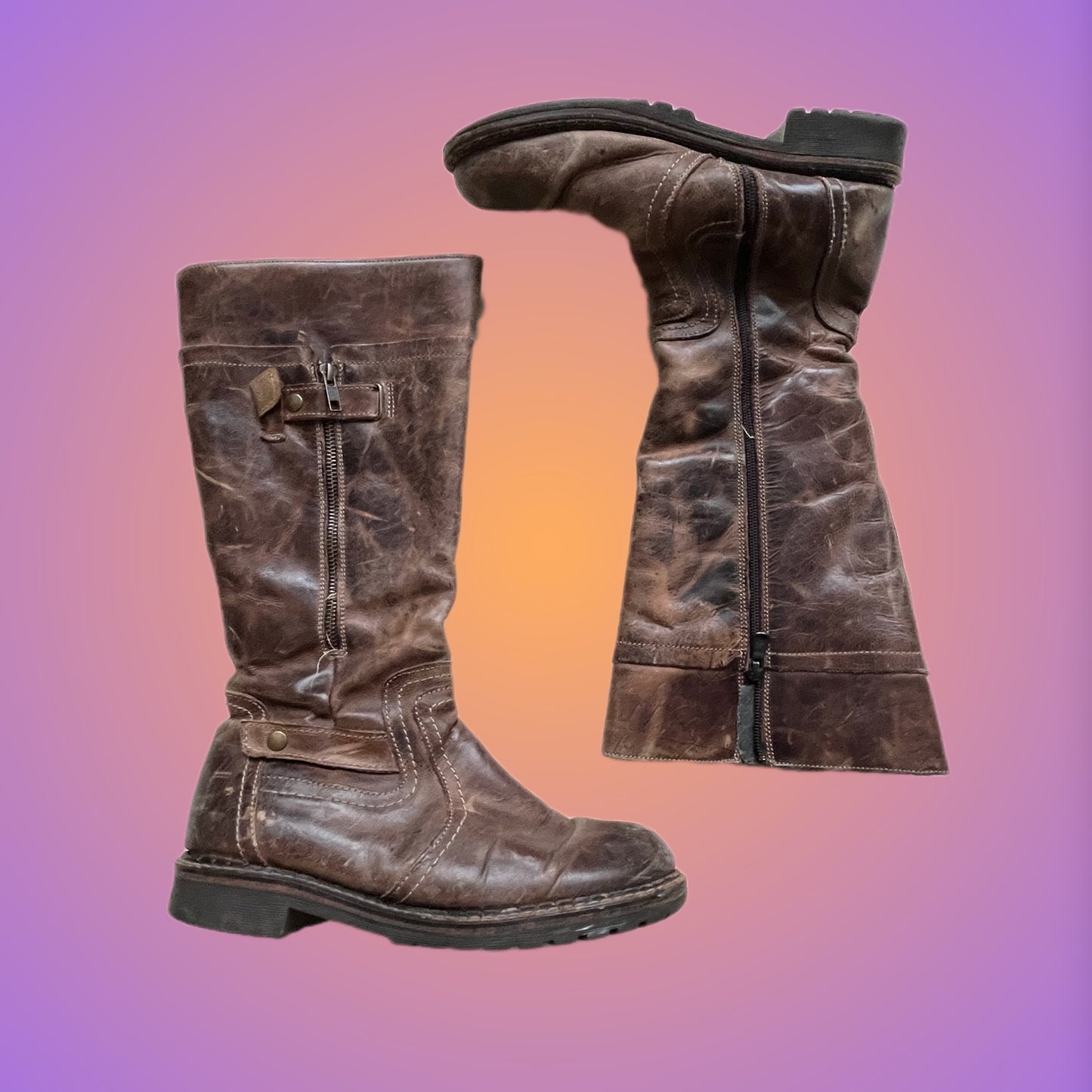 BOOTS EU39 UK6 LEATHER