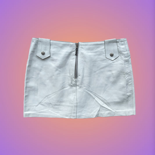 MINI SKIRT S LEATHER