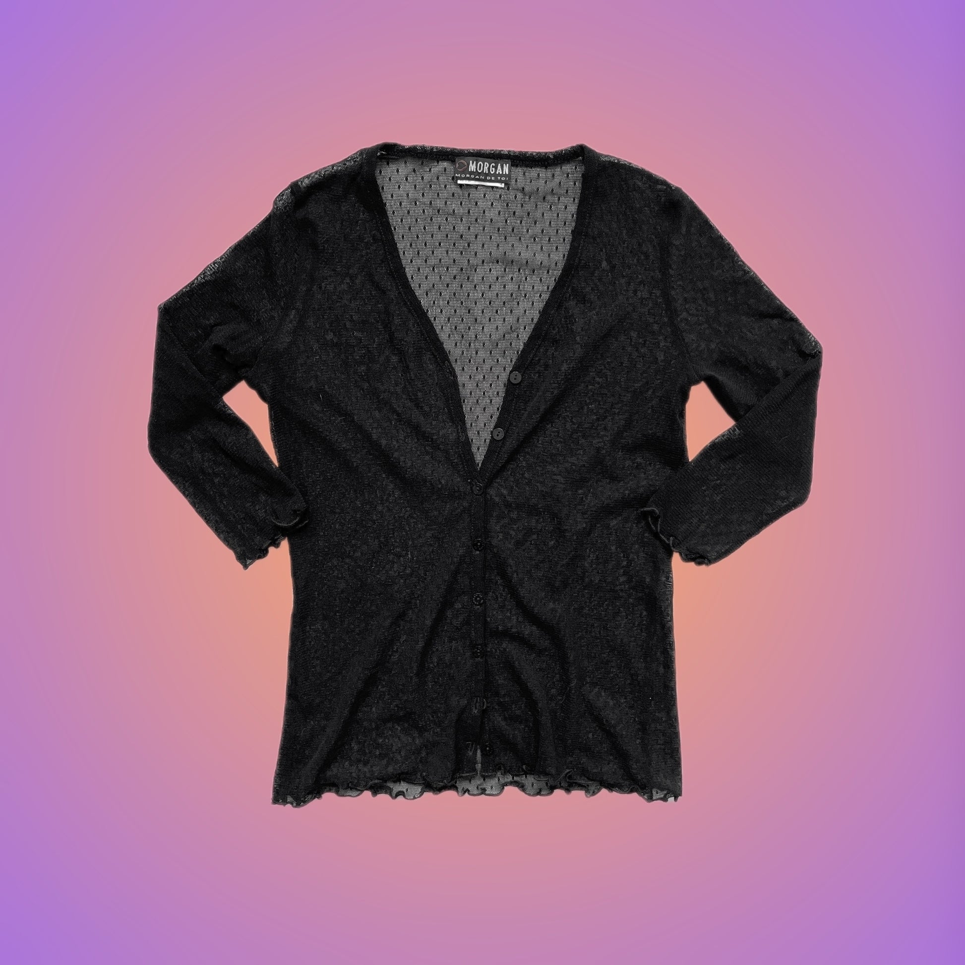 MESH LONG SLEEVE S MORGAN DE TOI – vintage Y2K wholesale | pliswholesale