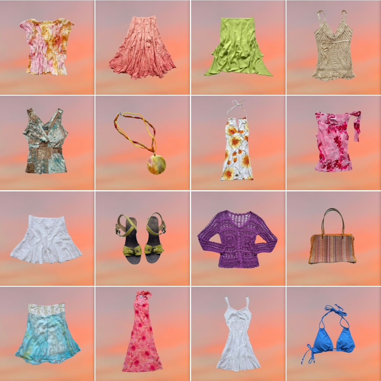 Y2K EURO SUMMER BUNDLE x49 PCS