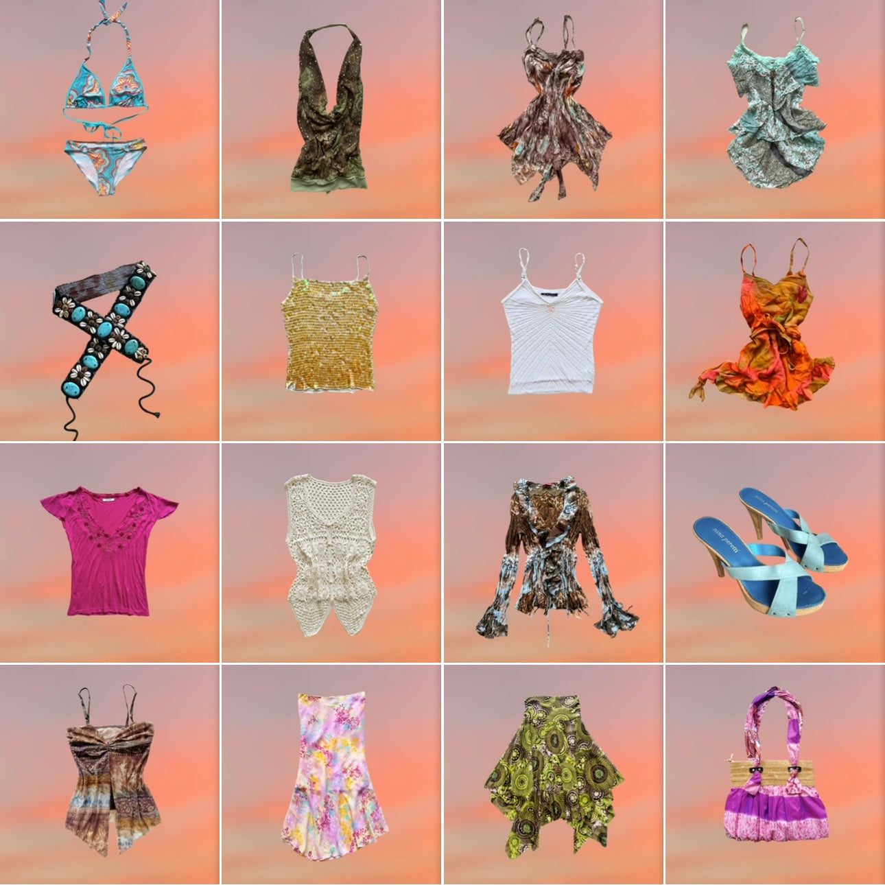 Y2K EURO SUMMER BUNDLE x47 PCS