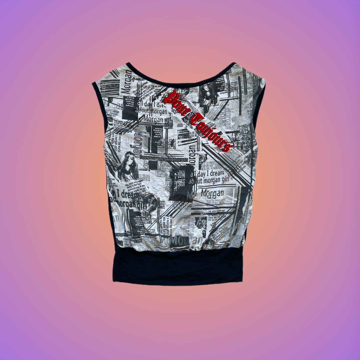 TOP M/L MORGAN DE TOI from pliswholesale - Italian & euro Y2K supplier 💚