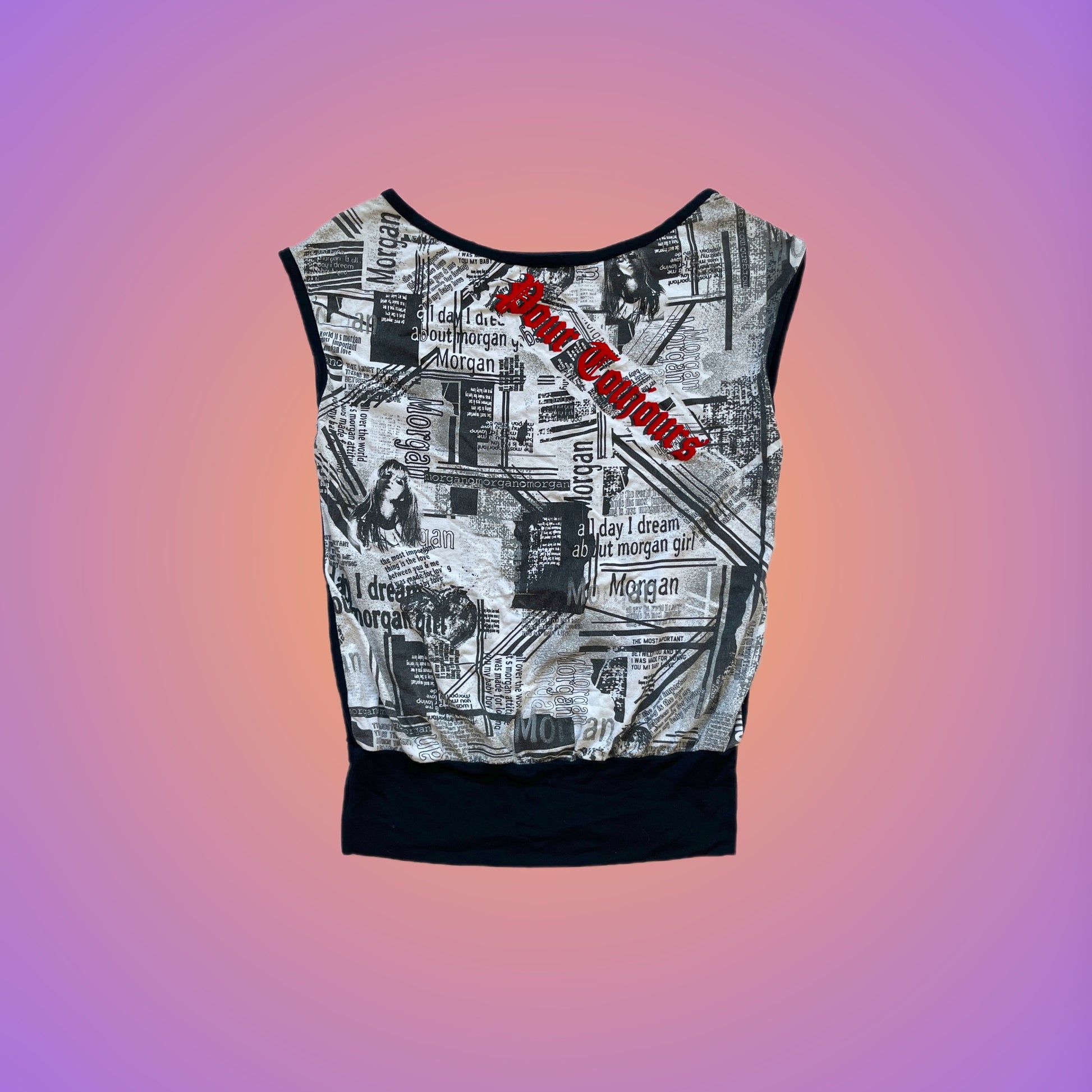 TOP M/L MORGAN DE TOI from pliswholesale - Italian & euro Y2K supplier 💚