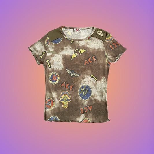 MESH TOP S from pliswholesale - Italian & euro Y2K supplier 💚